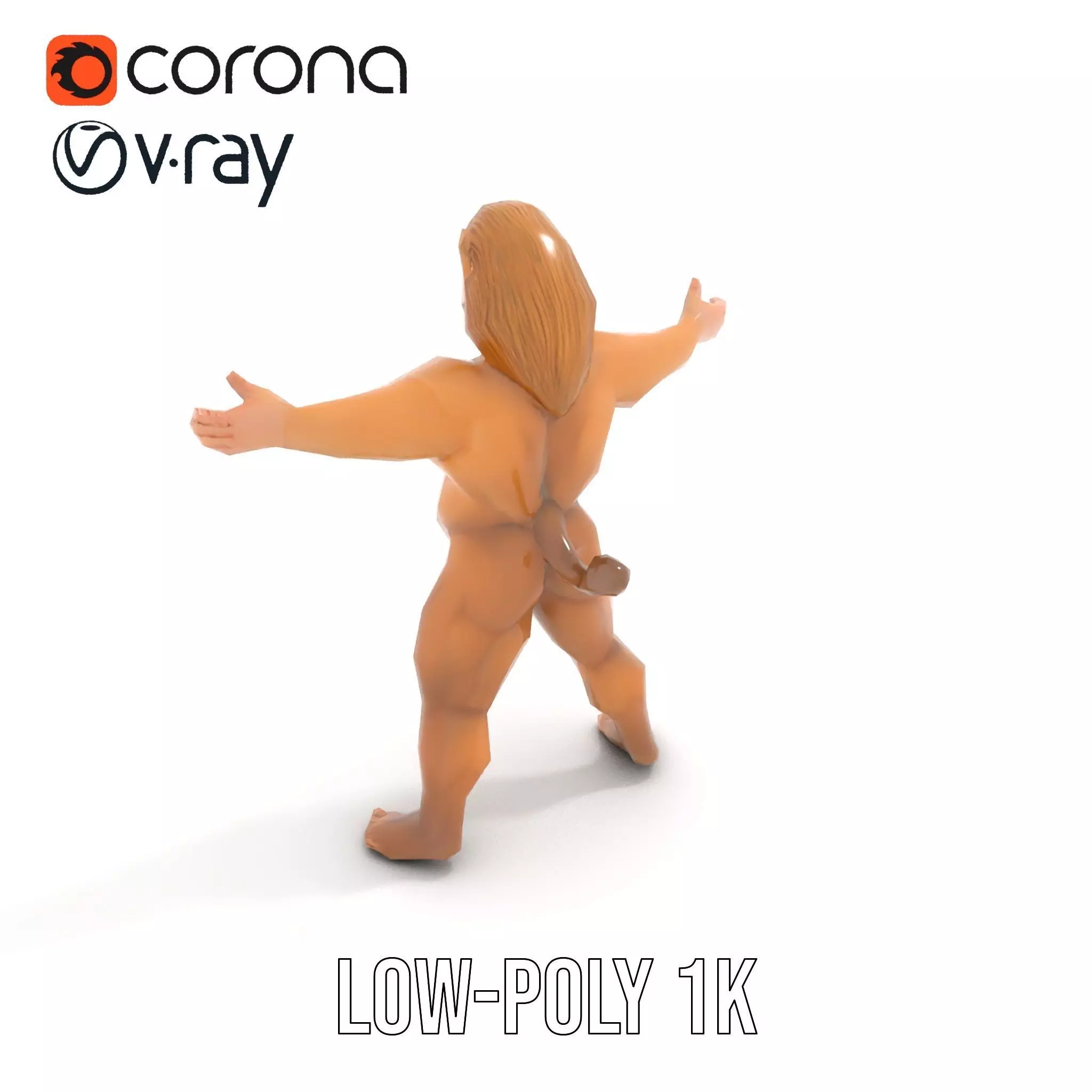 Lion Warrior Character model pack Low-poly 3D model_25