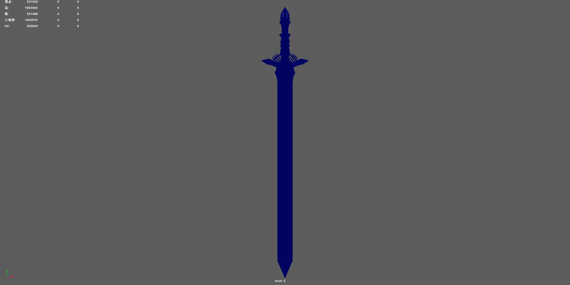 Dark Angel Olivia - Sword 3D print model_9