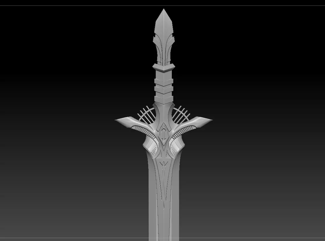 Dark Angel Olivia - Sword 3D print model_0