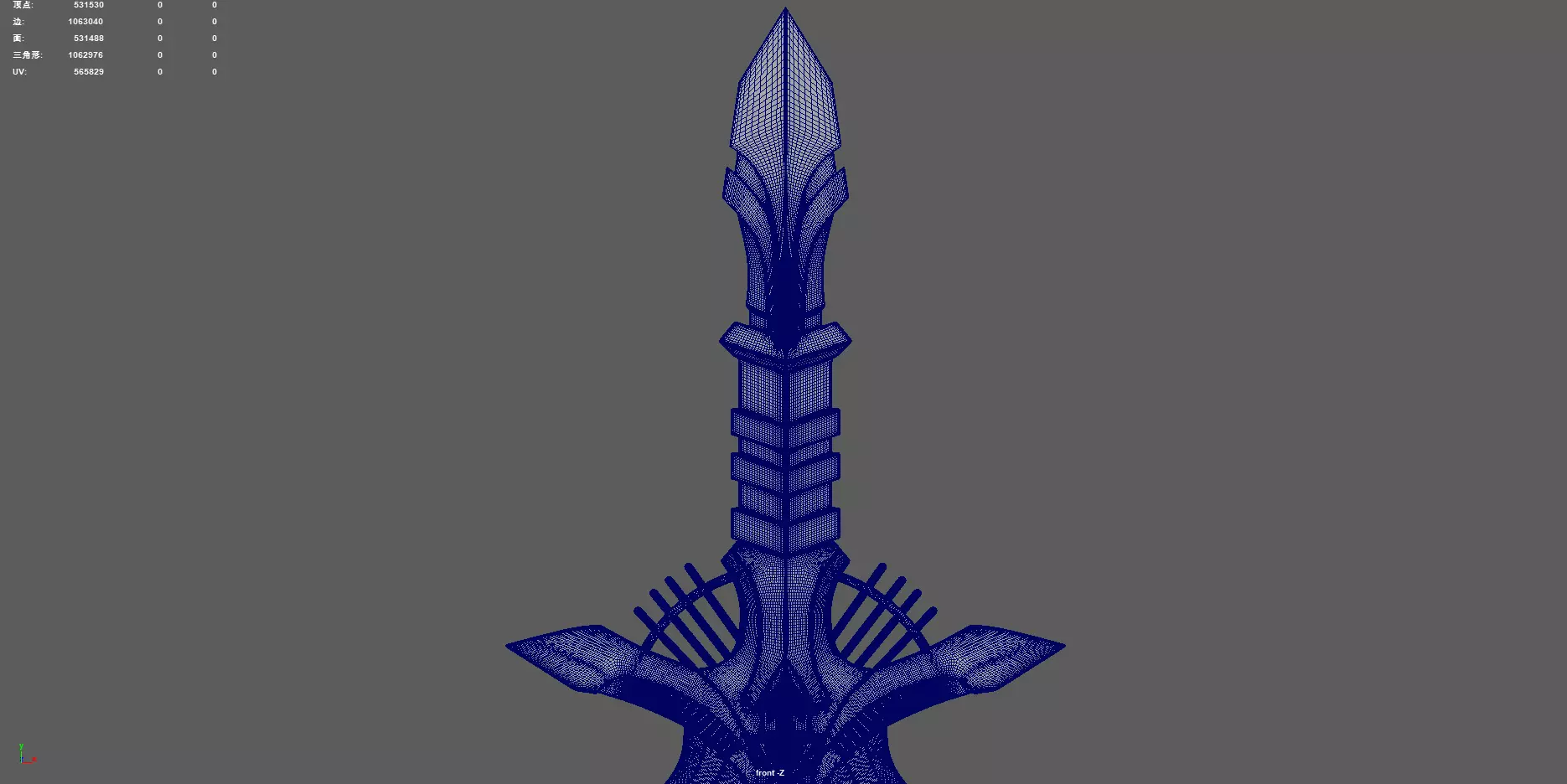 Dark Angel Olivia - Sword 3D print model_8