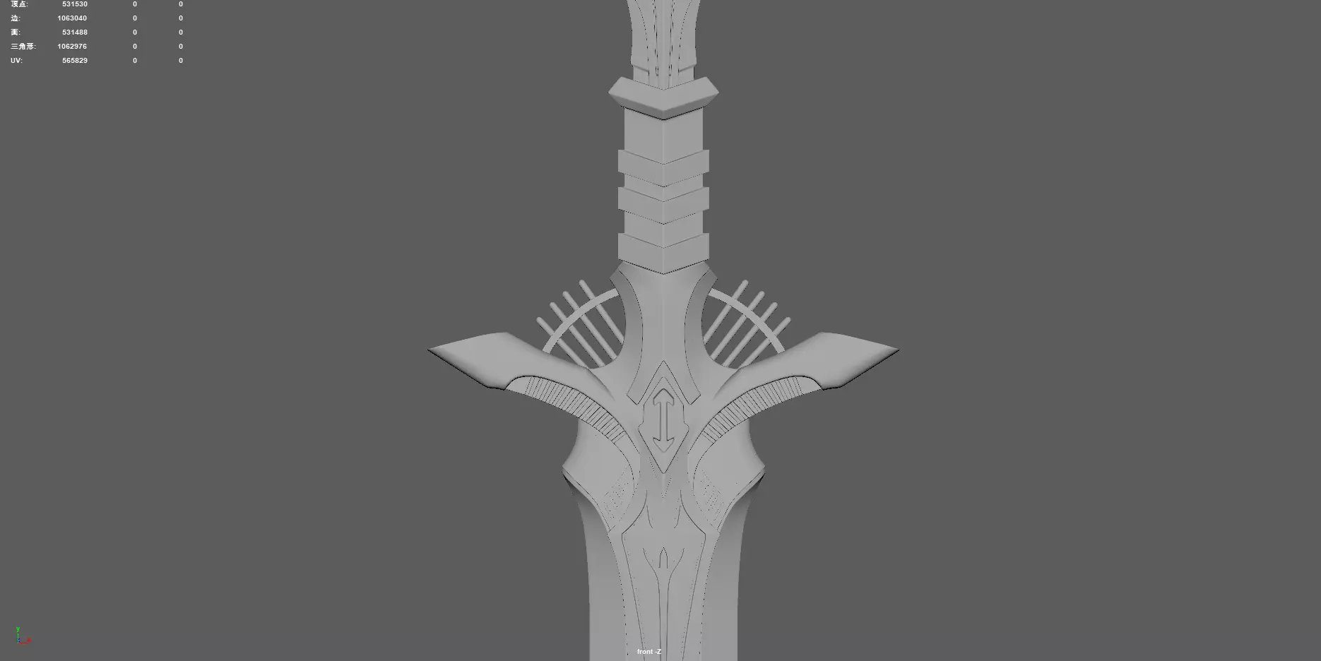 Dark Angel Olivia - Sword 3D print model_4