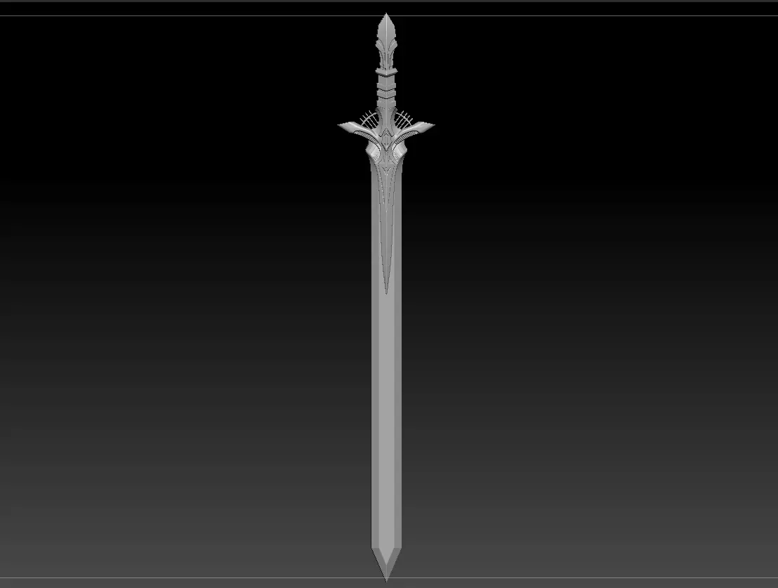 Dark Angel Olivia - Sword 3D print model_1