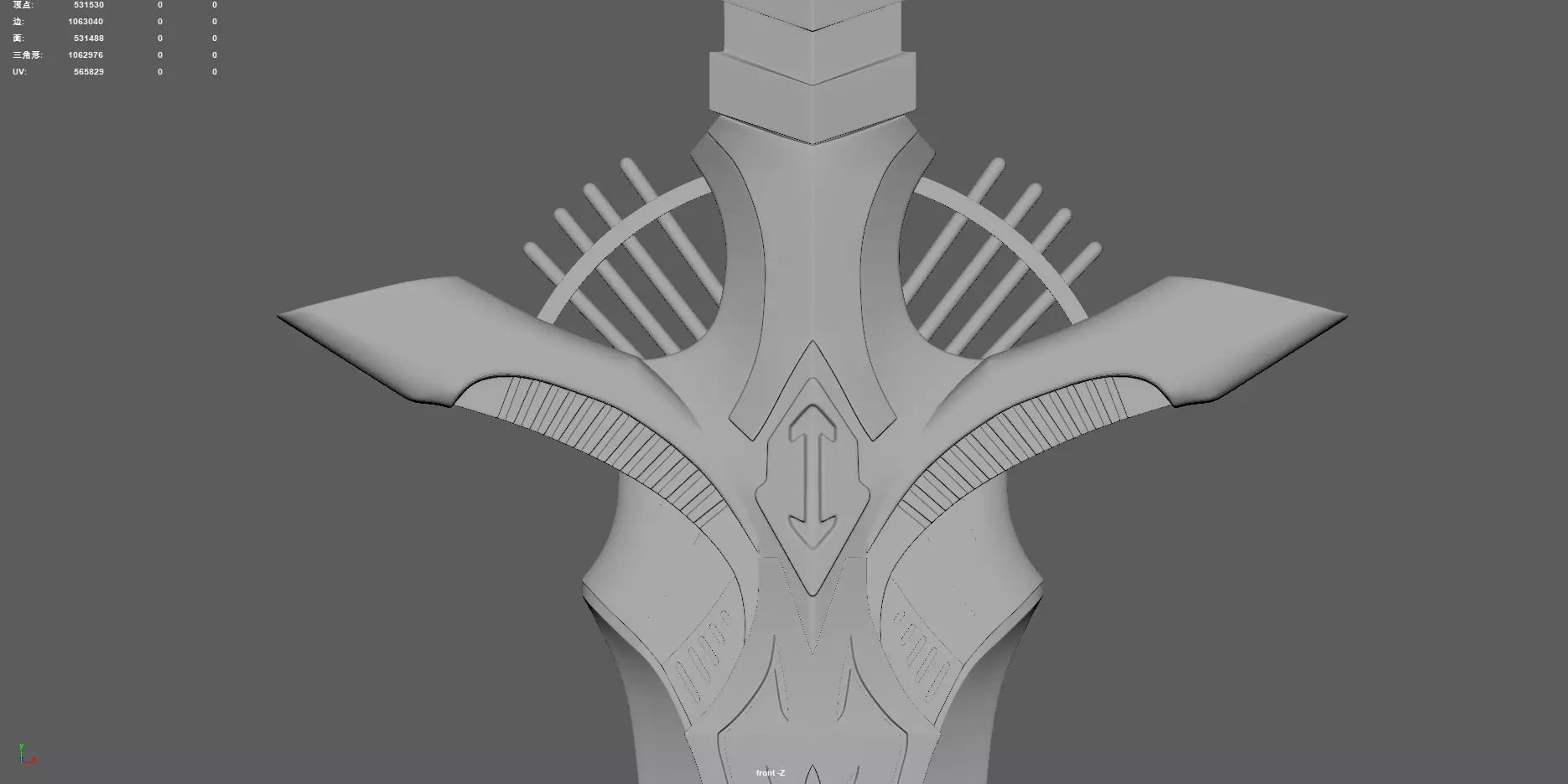 Dark Angel Olivia - Sword 3D print model_2