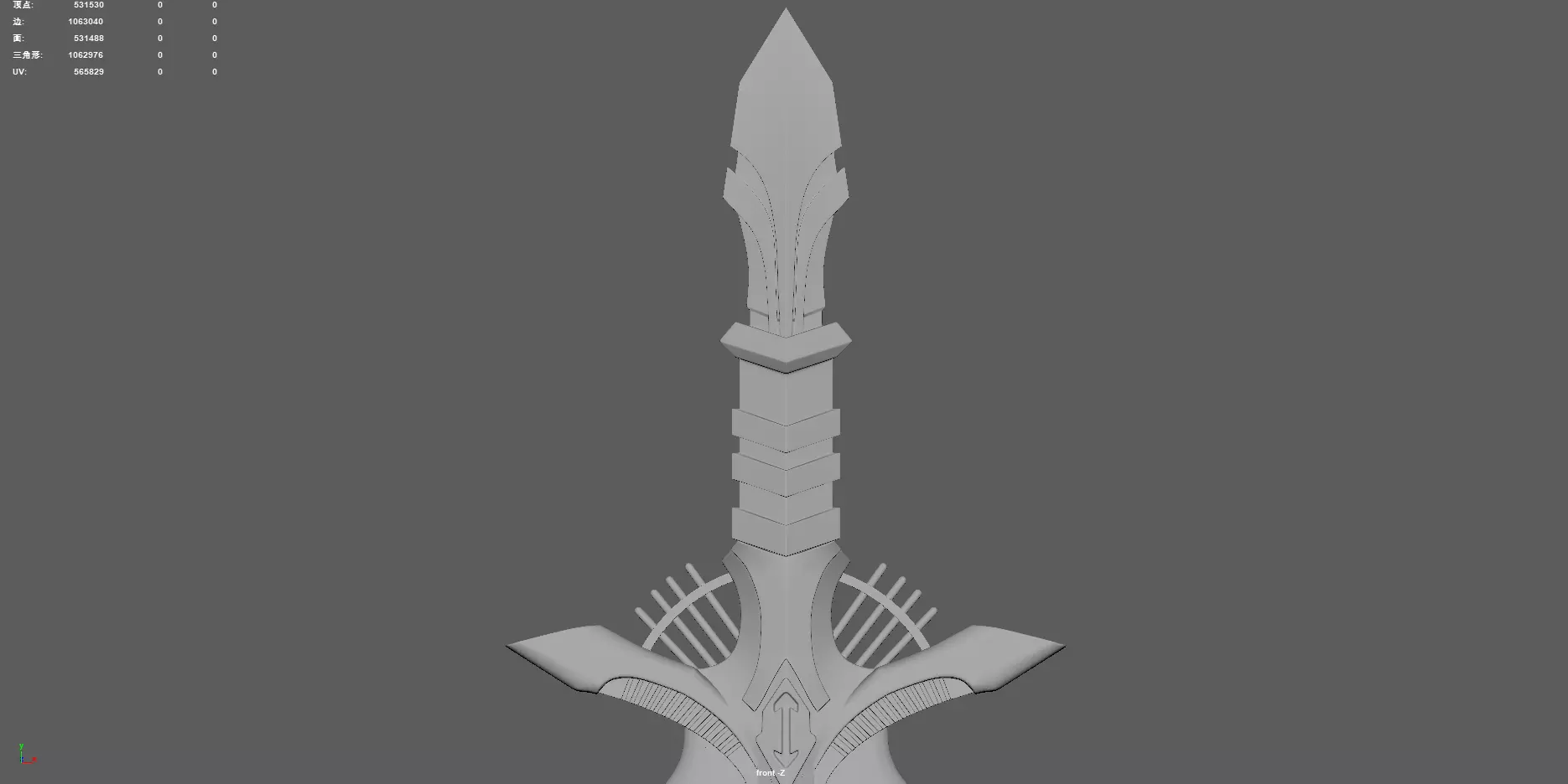 Dark Angel Olivia - Sword 3D print model_3