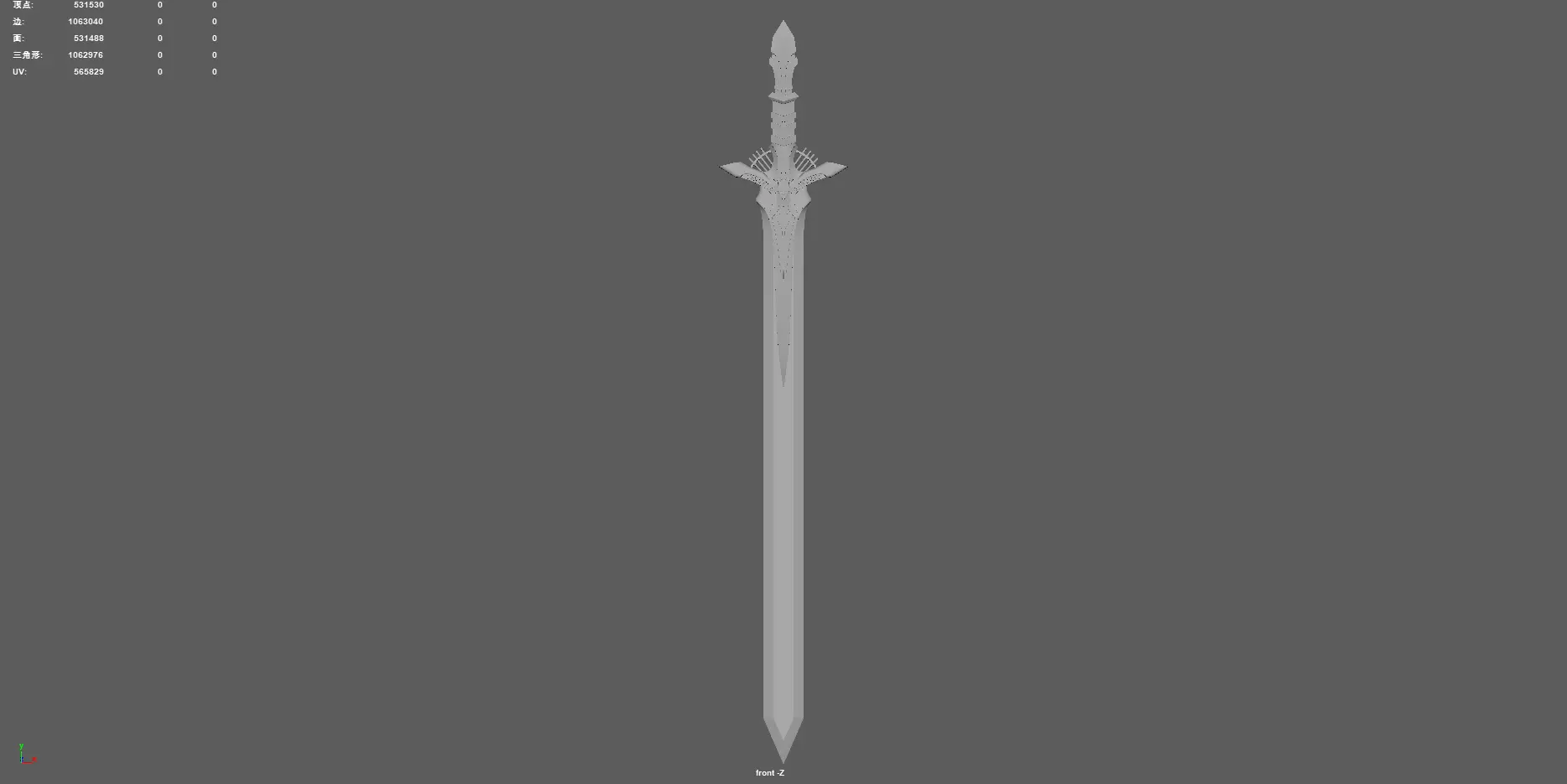 Dark Angel Olivia - Sword 3D print model_5