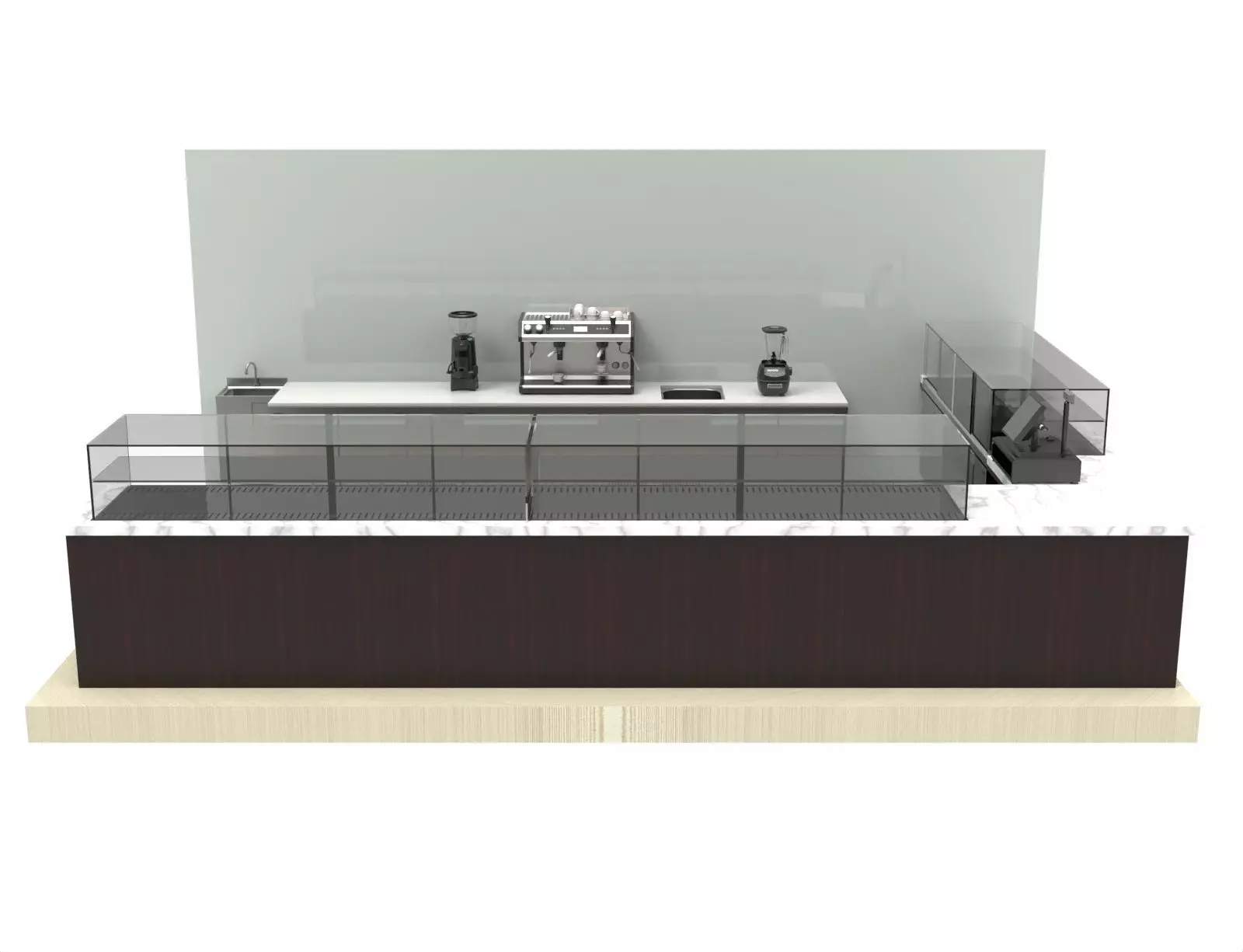 CAFE SHOP 3D model_2