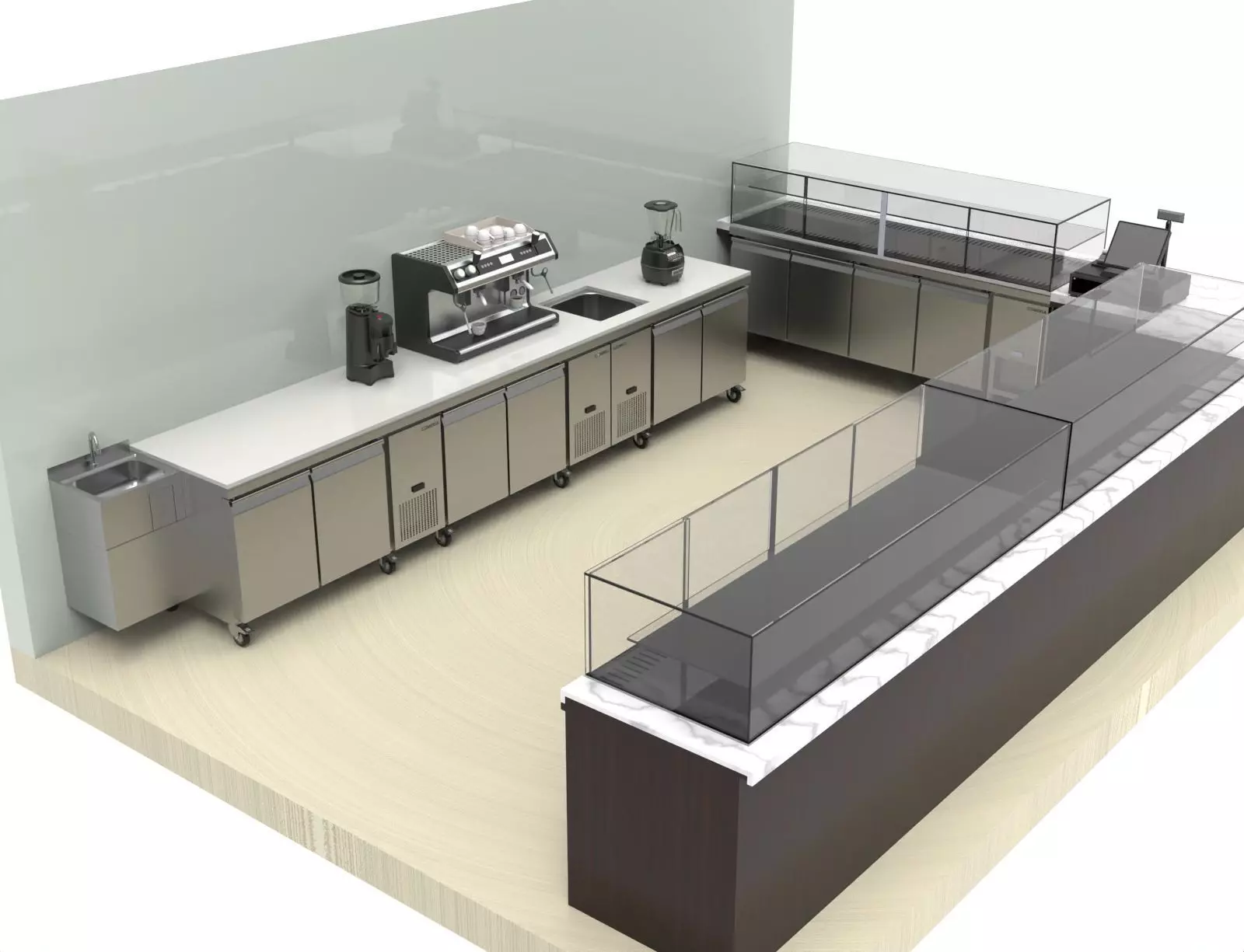 CAFE SHOP 3D model_0