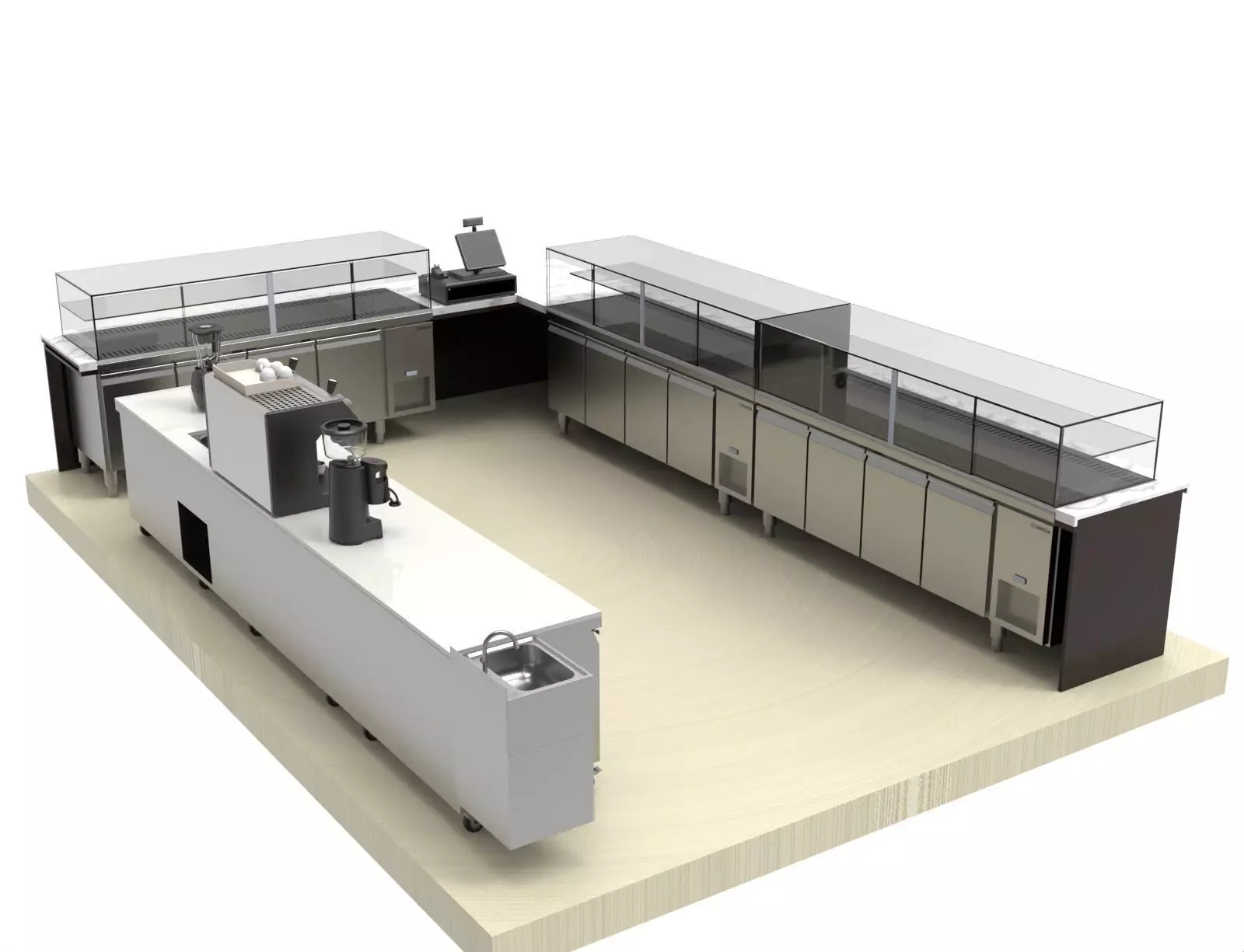 CAFE SHOP 3D model_4