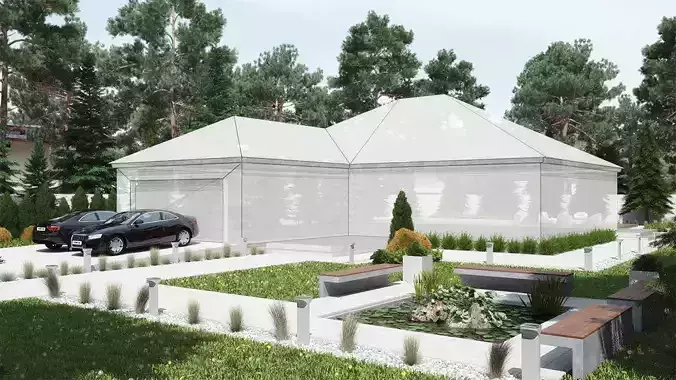 Scene 02 Archexteriors for c4d vol 19