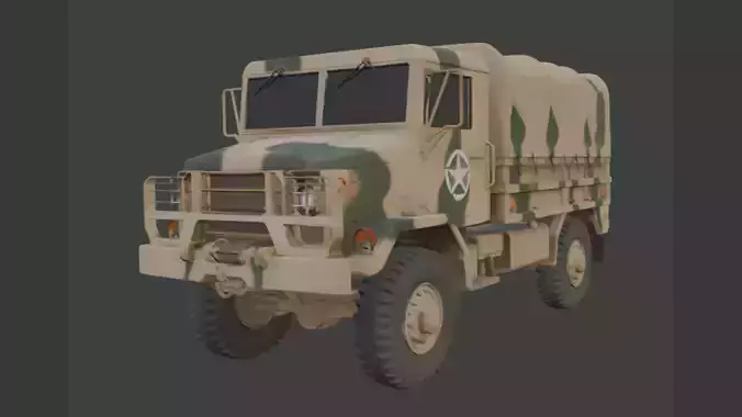 Military Cargo Truck 3D Model 3D model Military Cargo Truck 3D Model 3D model