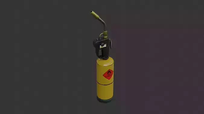 Welding Torch with Gas Cylinder