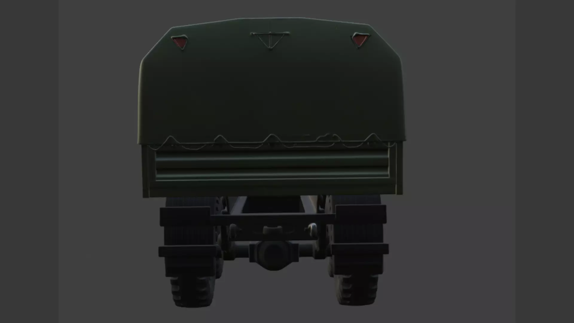 Ural Military Cargo Truck 3D Model 3D model_3