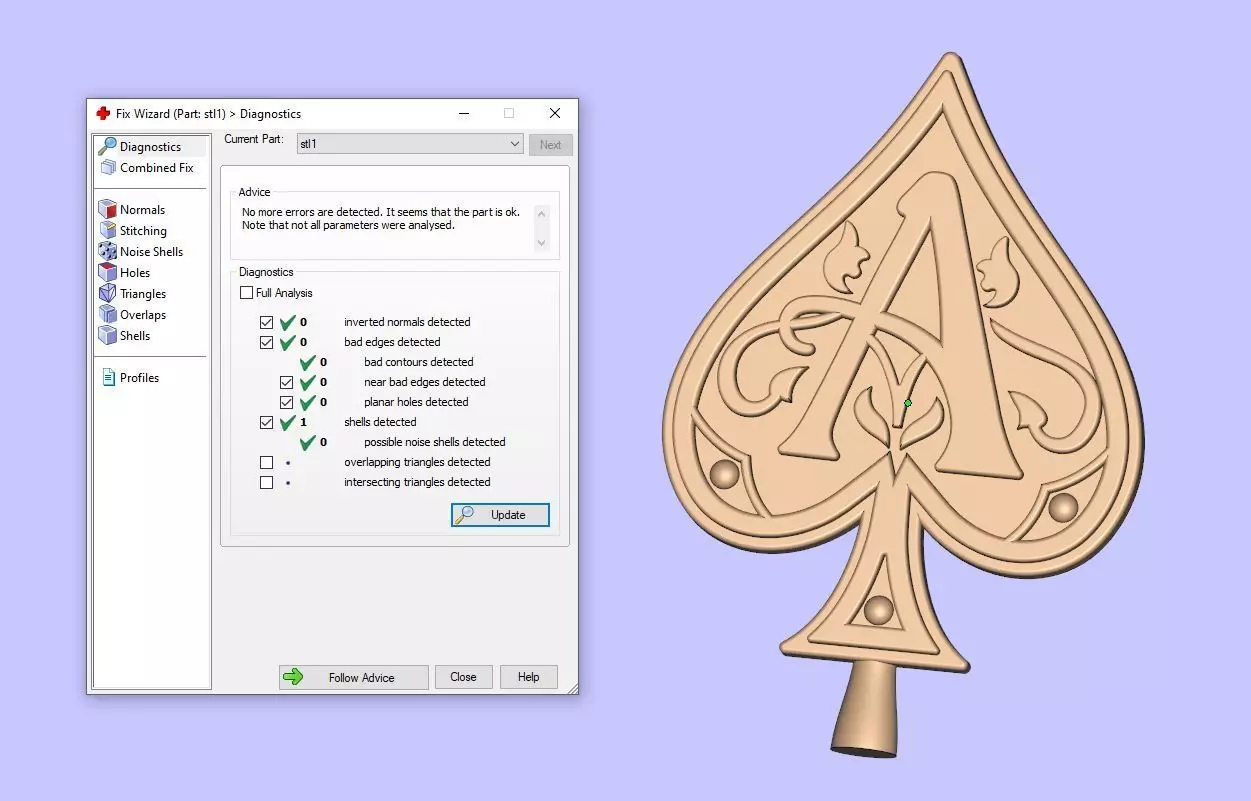 Ace Of Spades Pendant 3D print model_6