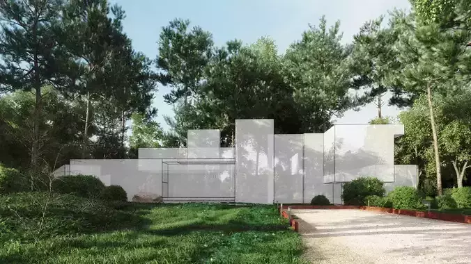 Scene 03 Archexteriors for c4d vol 19 3D model