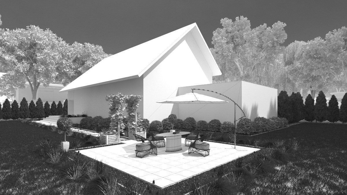 Scene 08 Archexteriors for c4d vol 19 3D model_5