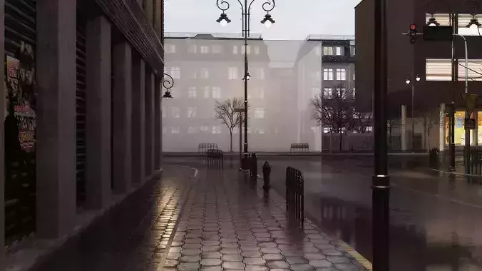 Scene 09 Archexteriors for c4d vol 19