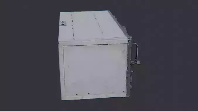 Vintage Military Radio Console Dark