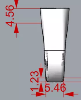 Rectangular Signet Ring with Black Enamel Stone mr0318 3D print model_20