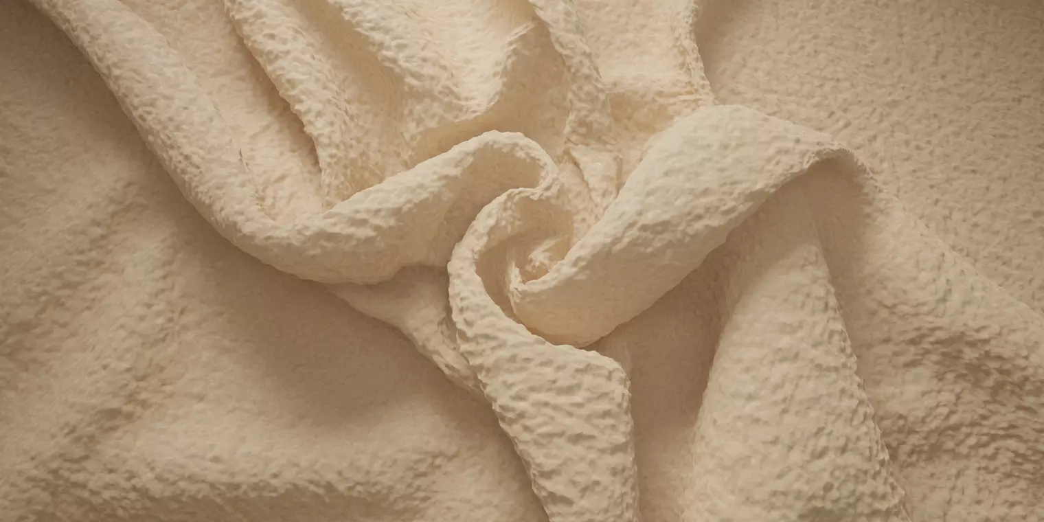 Woolly Boucle Fleece Fabric Texture PBR  Texture_1