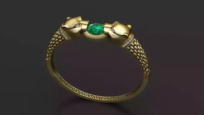 ANIMALS FACES RING 3D PRINTABLE MODEL 