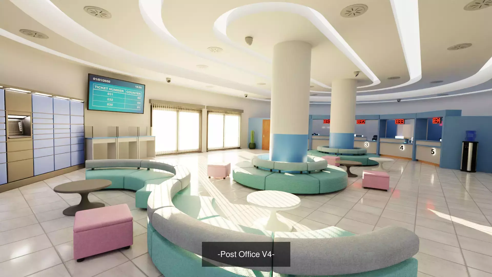 Post Office Collection - 4 Fully Equipped Interiors _7