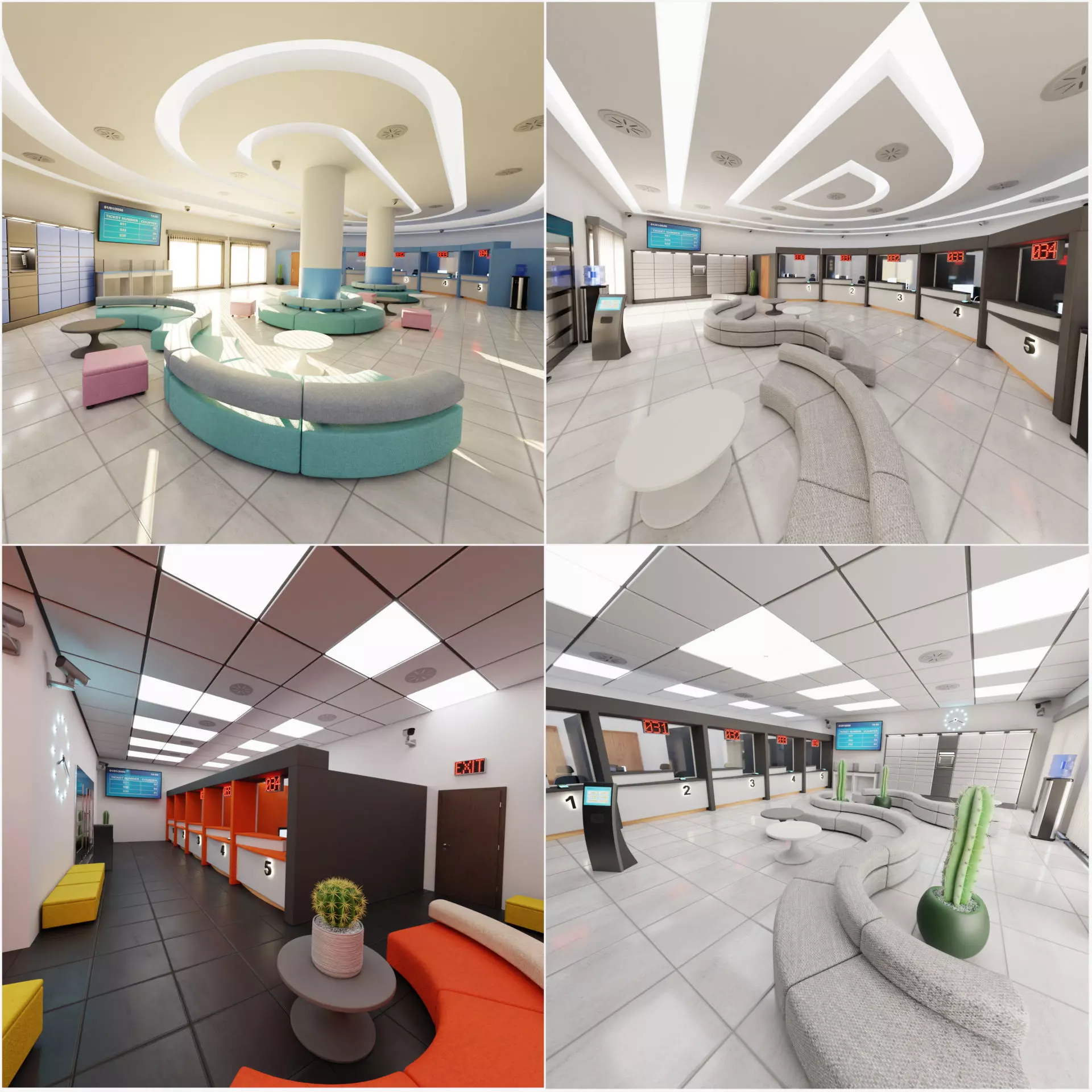 Post Office Collection - 4 Fully Equipped Interiors _0