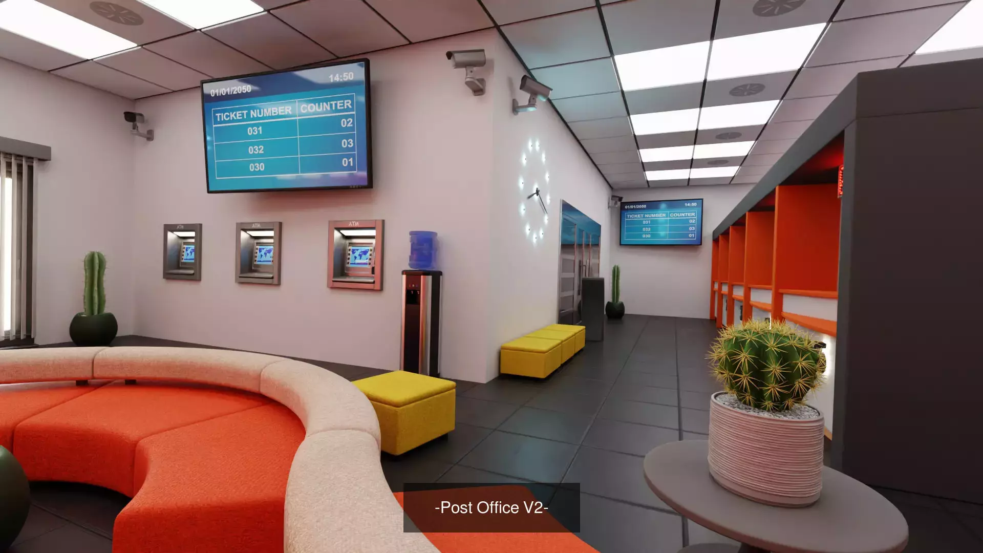 Post Office Collection - 4 Fully Equipped Interiors _5