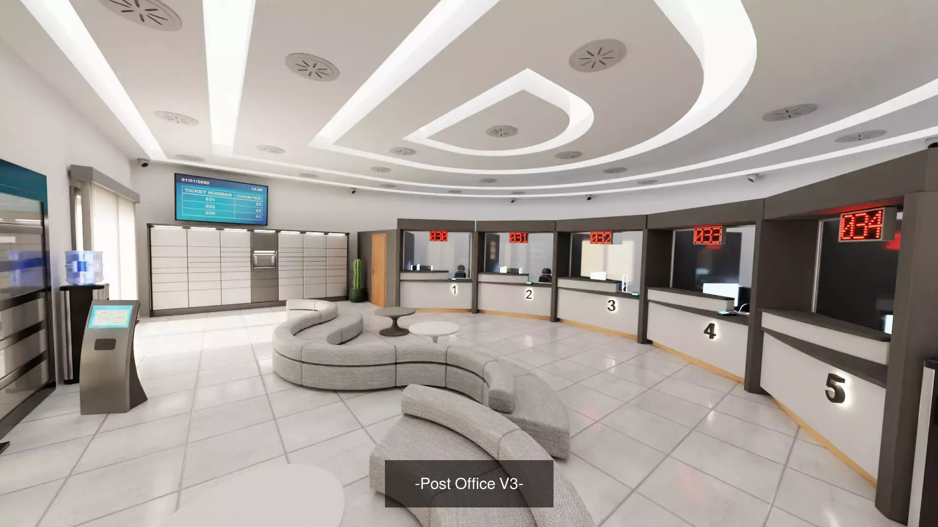 Post Office Collection - 4 Fully Equipped Interiors _6