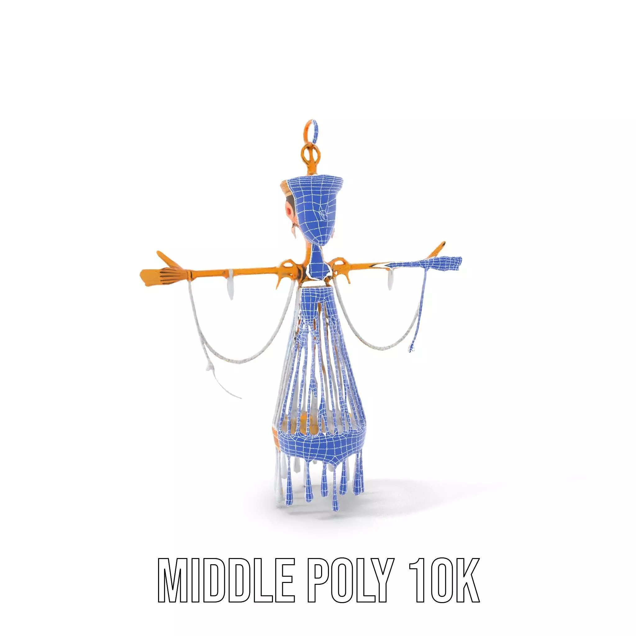 Elegant Crystal Chandelier model pack Low-poly 3D model_13