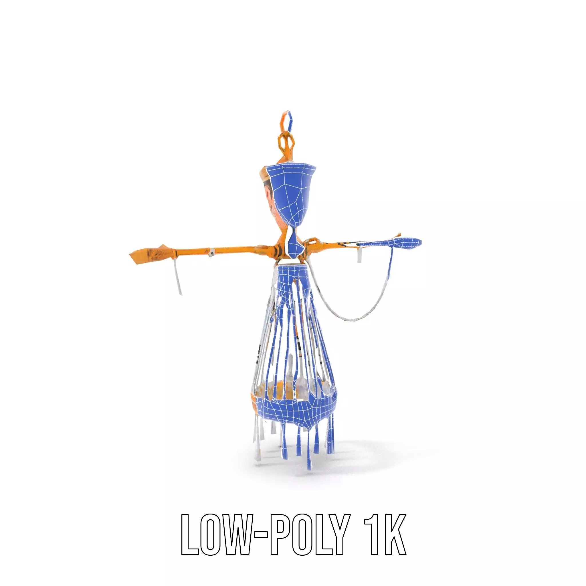 Elegant Crystal Chandelier model pack Low-poly 3D model_11