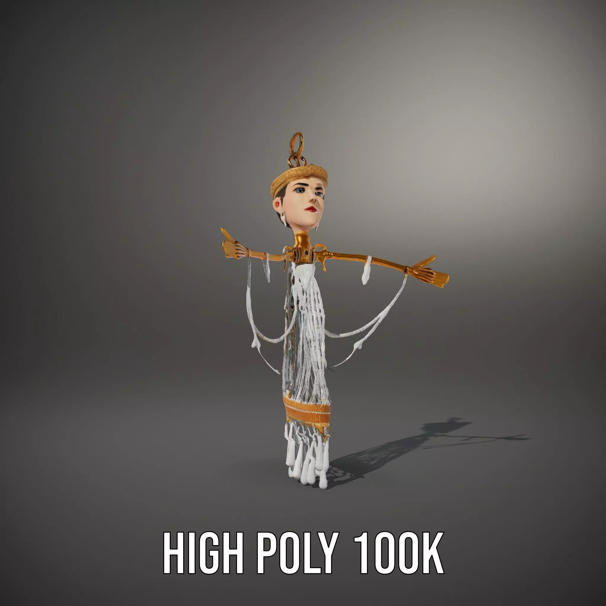 Elegant Crystal Chandelier model pack Low-poly 3D model_9