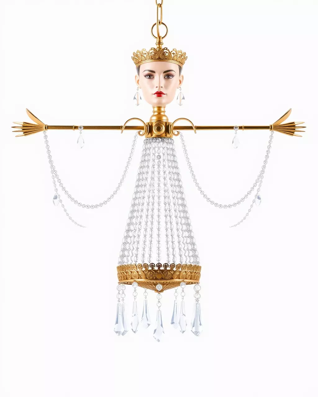 Elegant Crystal Chandelier model pack Low-poly 3D model_2