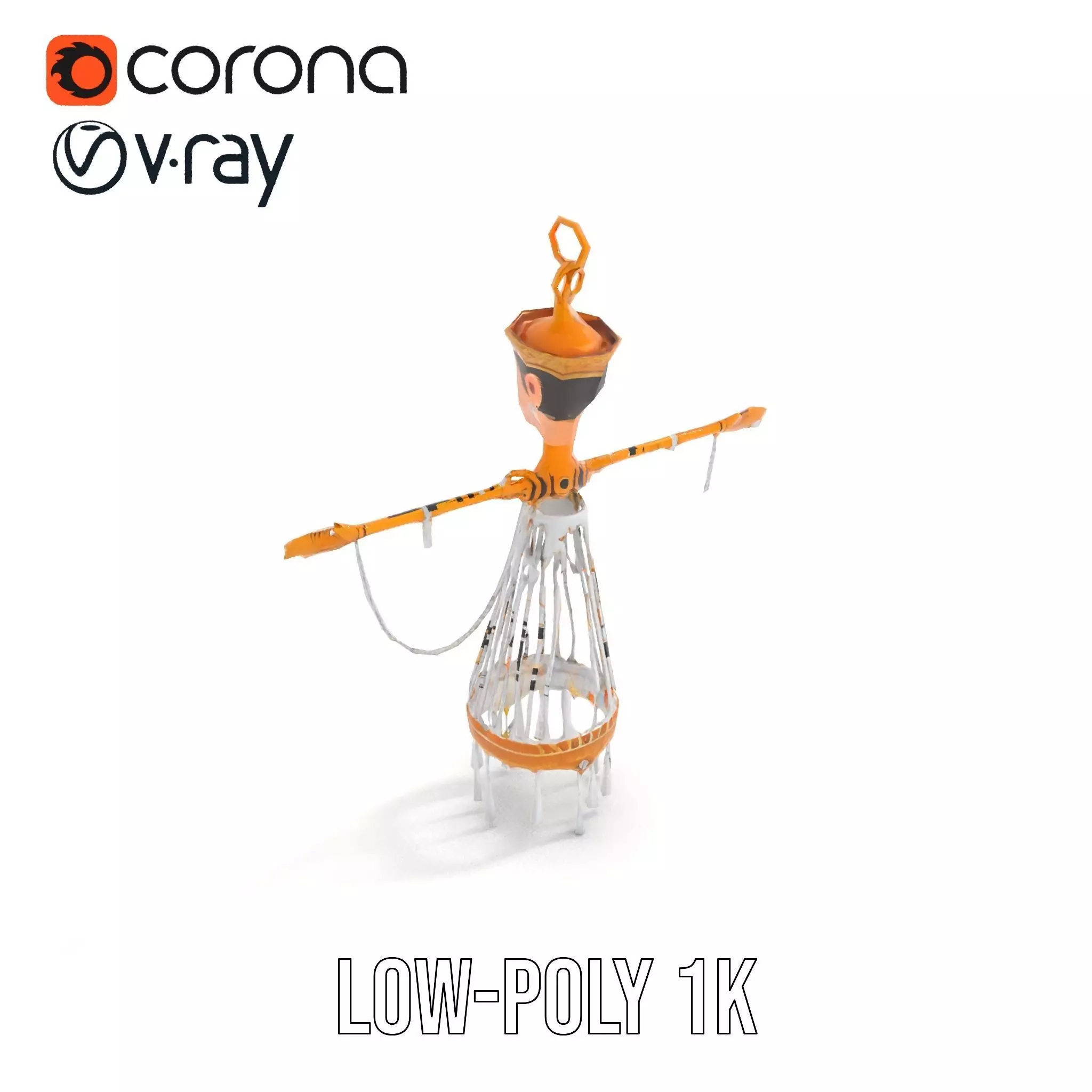 Elegant Crystal Chandelier model pack Low-poly 3D model_8