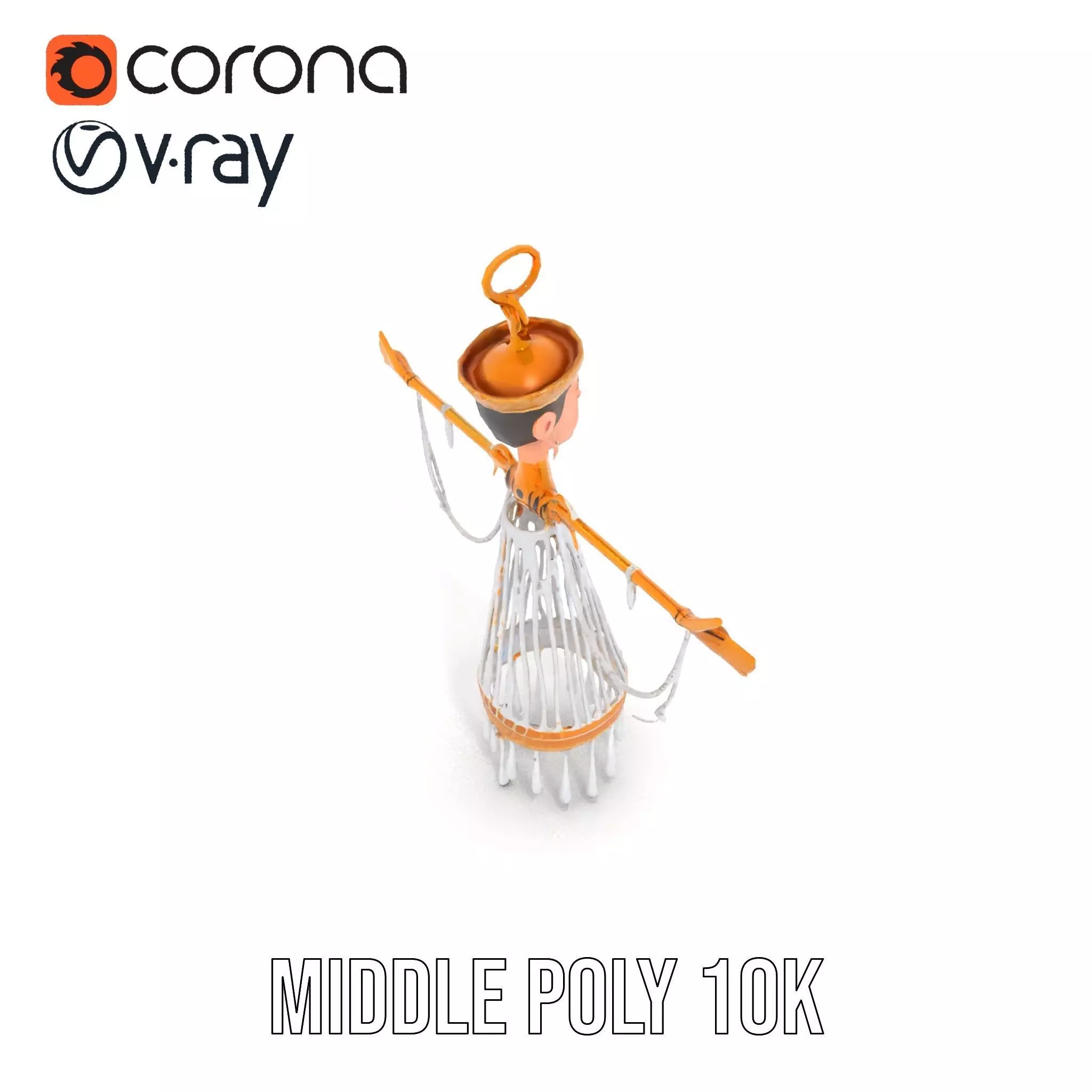 Elegant Crystal Chandelier model pack Low-poly 3D model_29