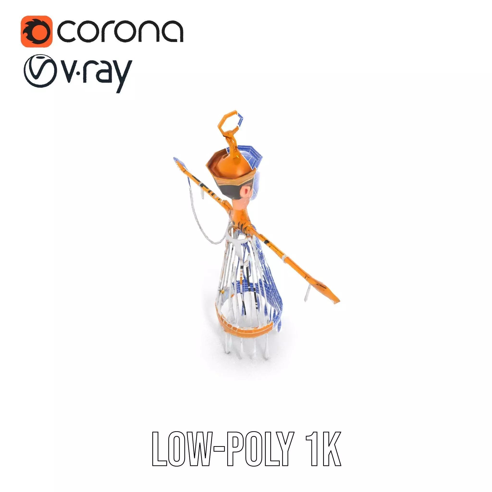 Elegant Crystal Chandelier model pack Low-poly 3D model_24