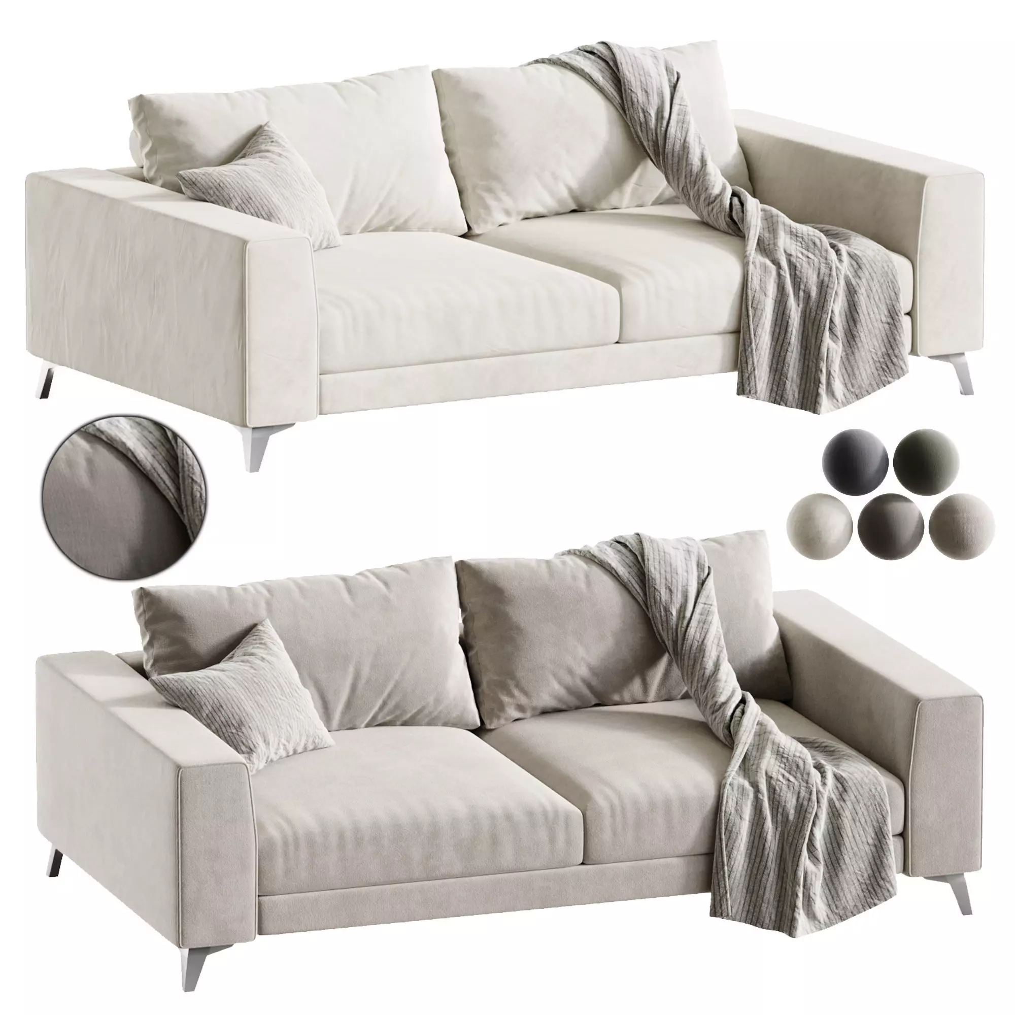 Scandi divan 760 3D model