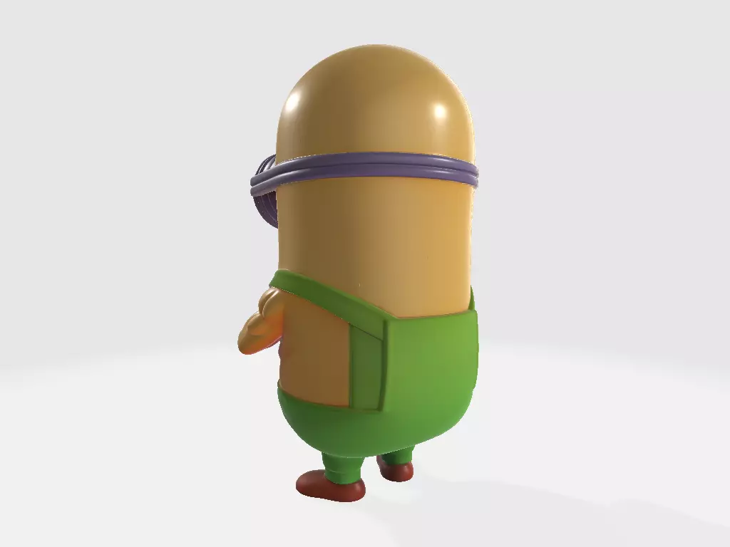 Minions Dragon Ball Z Tenshinhan 3D print model_3