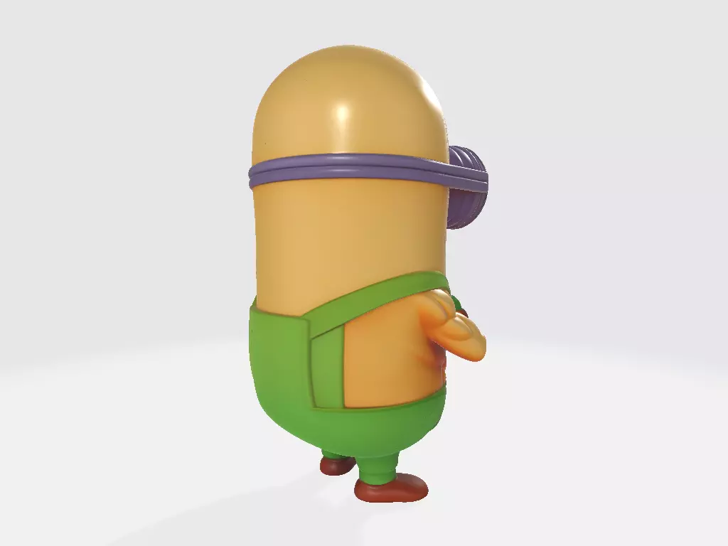 Minions Dragon Ball Z Tenshinhan 3D print model_4