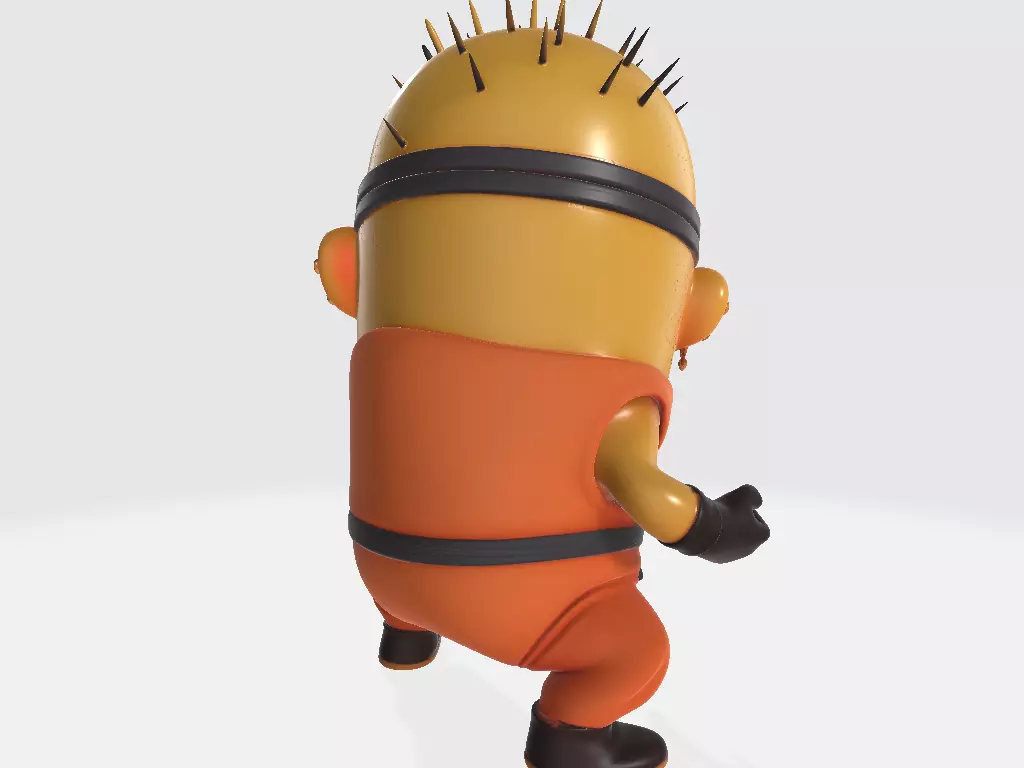 Minions Dragon Ball Z Kuririn 3D print model_3