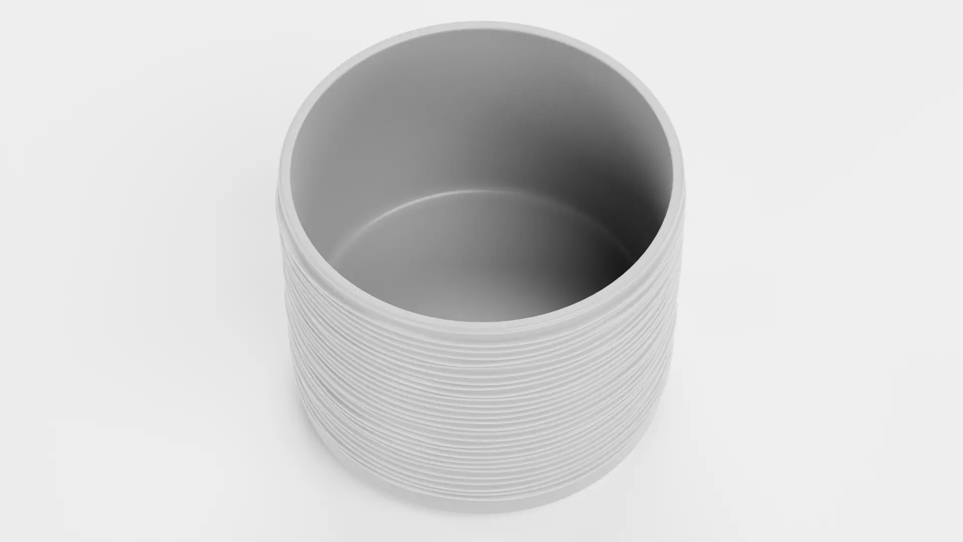 Plant Pot V3 Low-poly 3D model_3