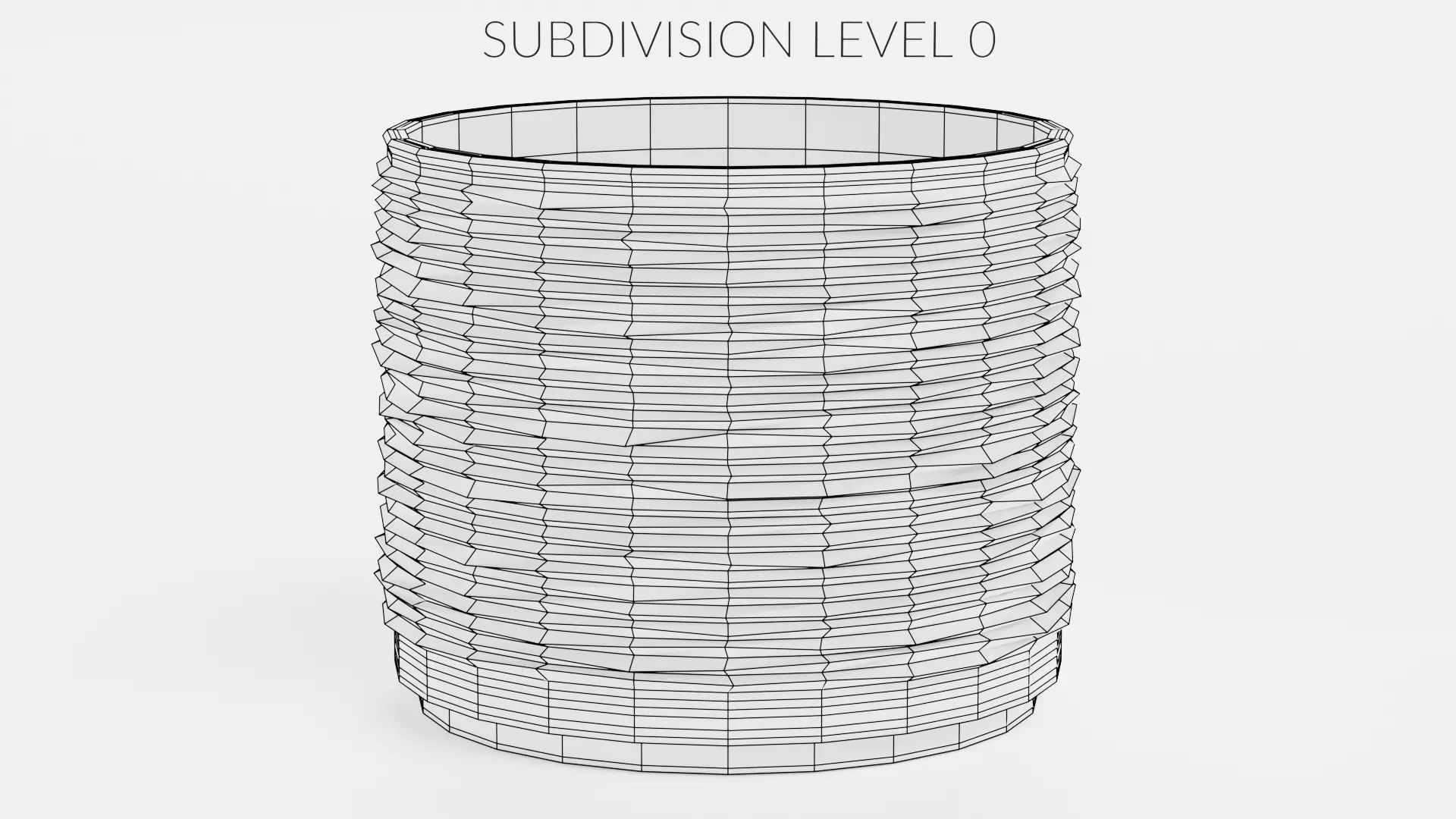 Plant Pot V3 Low-poly 3D model_7