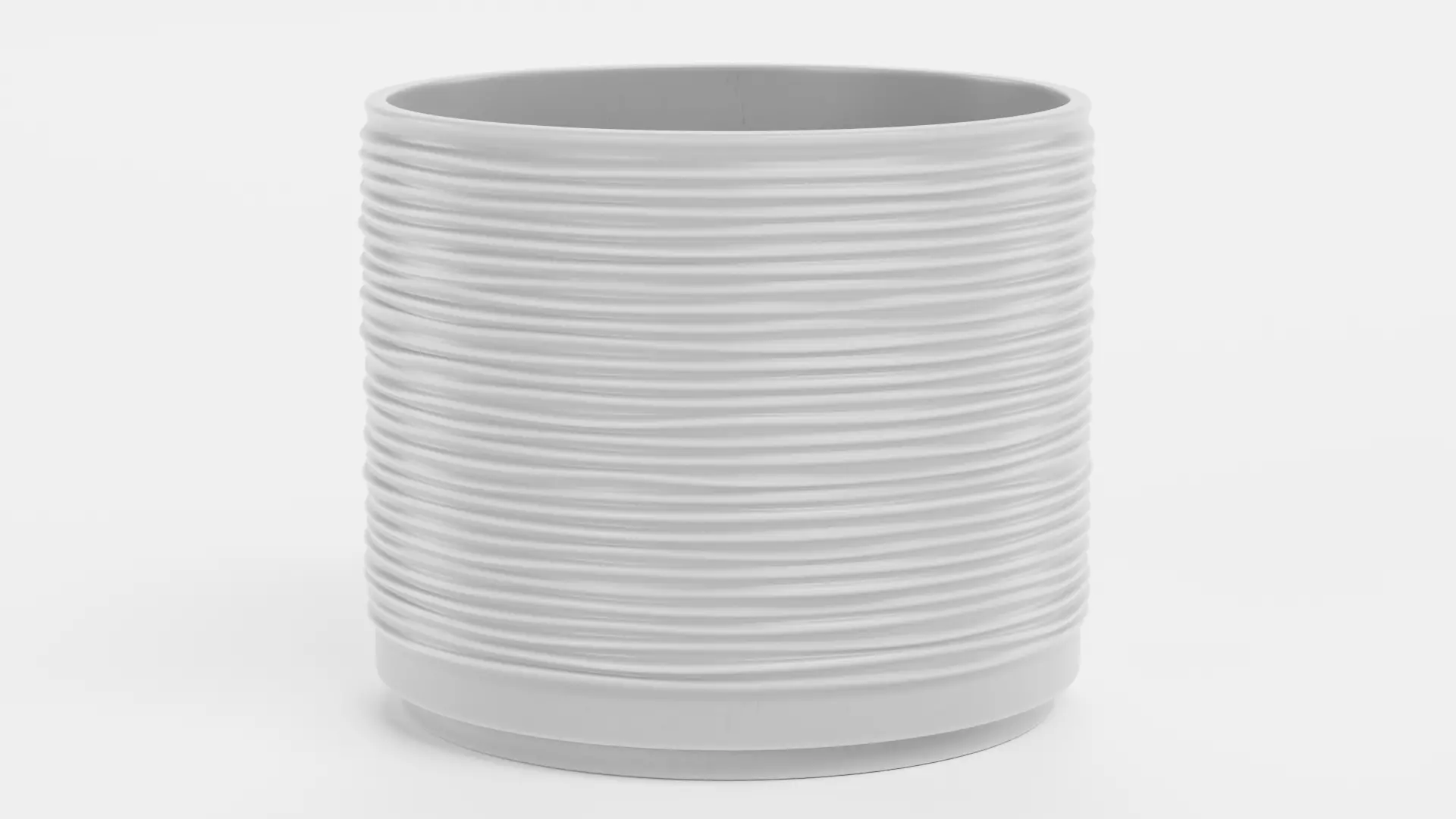 Plant Pot V3 Low-poly 3D model_0