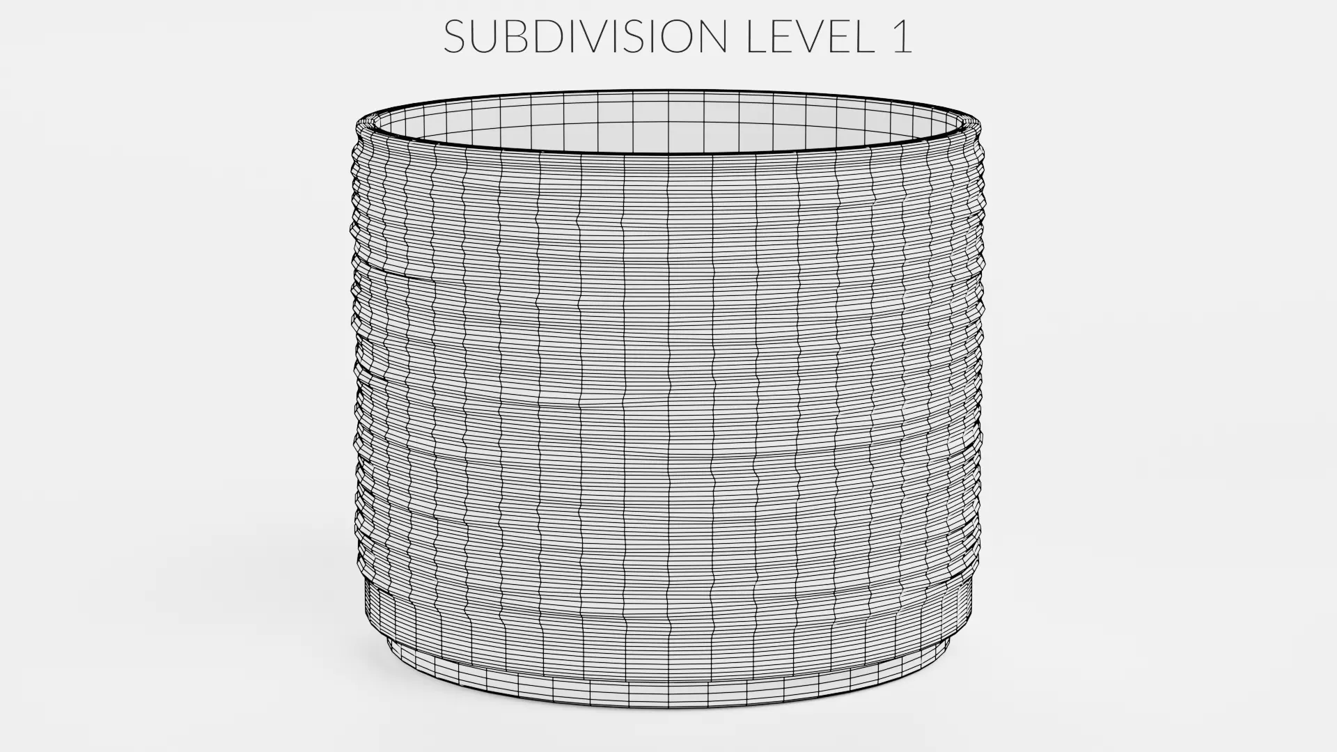 Plant Pot V3 Low-poly 3D model_8