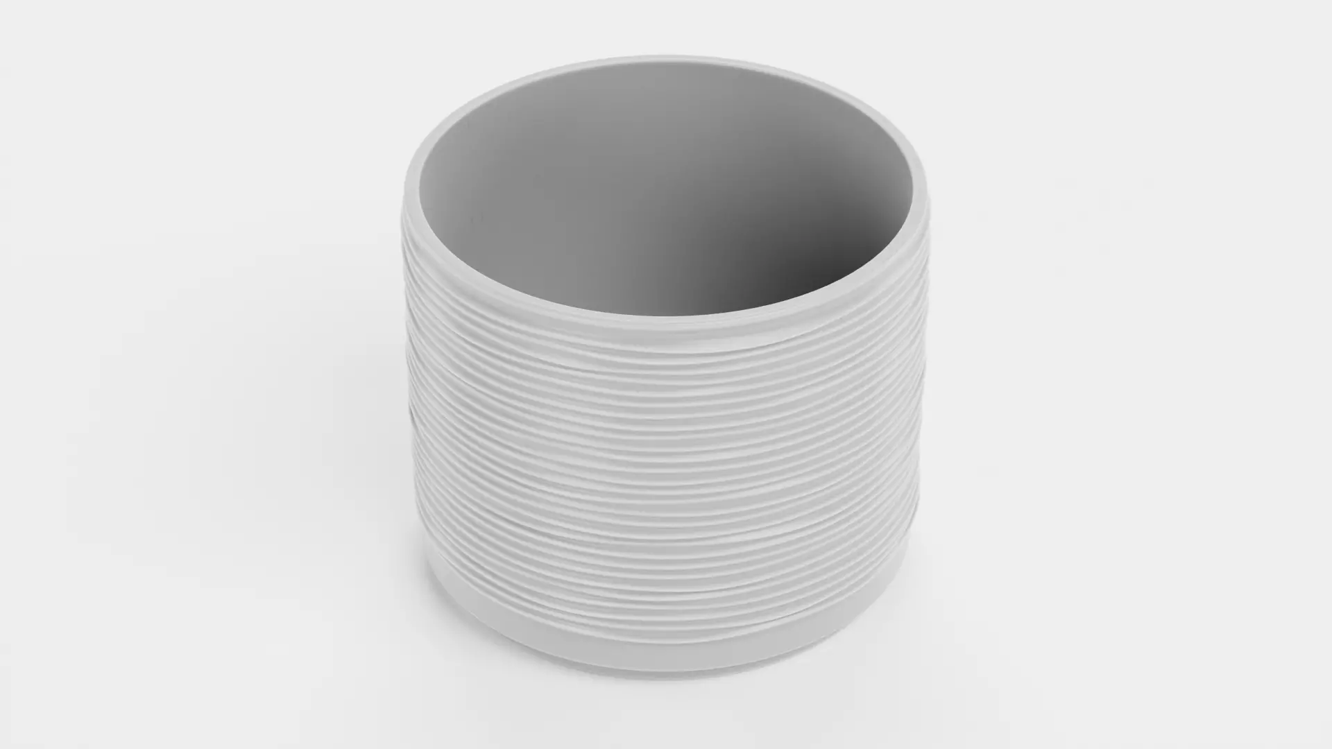 Plant Pot V3 Low-poly 3D model_4