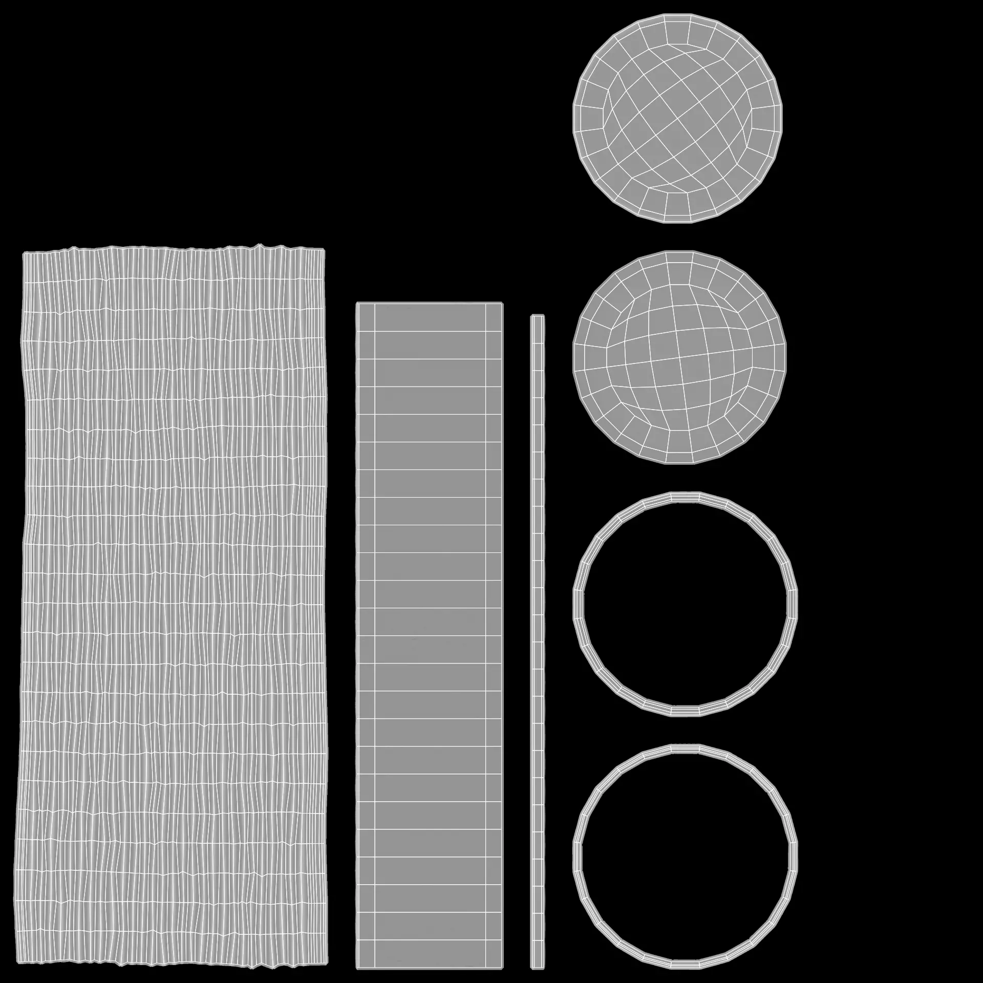 Plant Pot V3 Low-poly 3D model_6