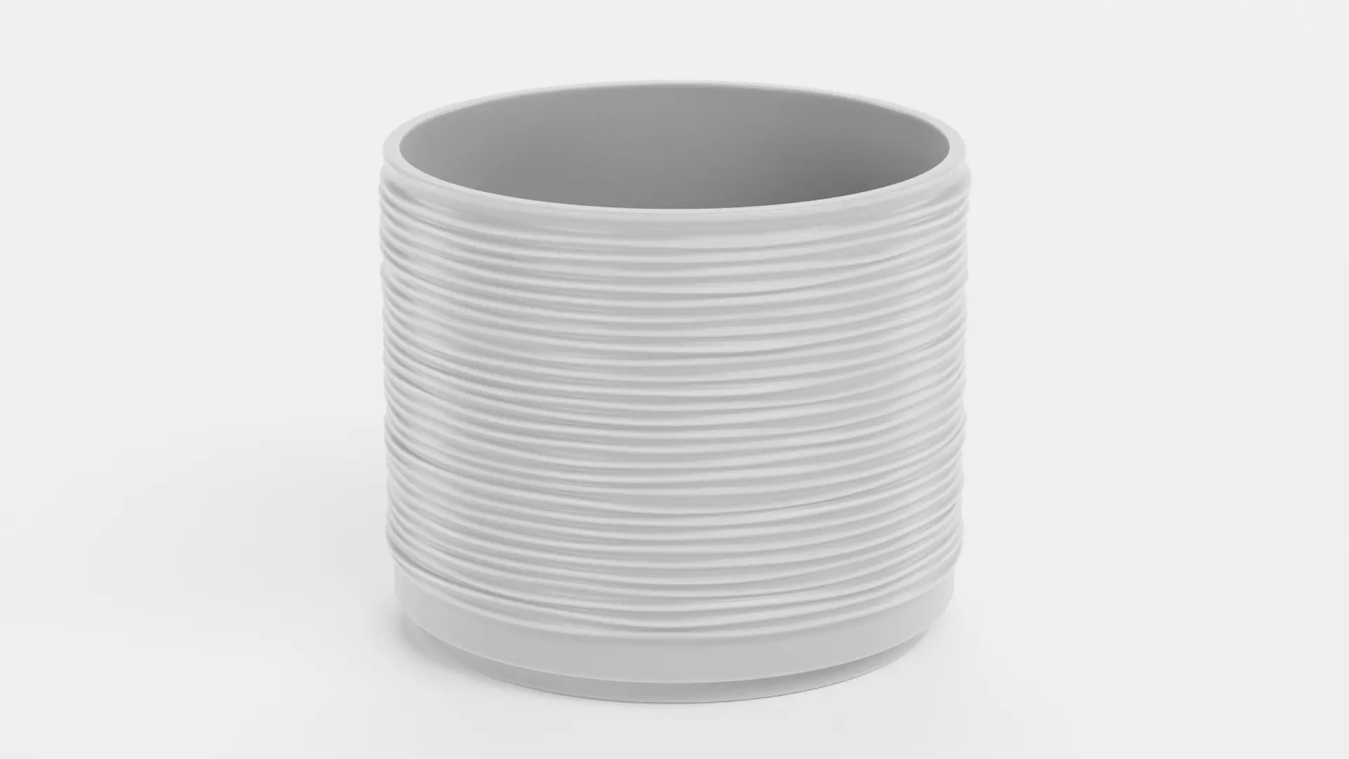 Plant Pot V3 Low-poly 3D model_5