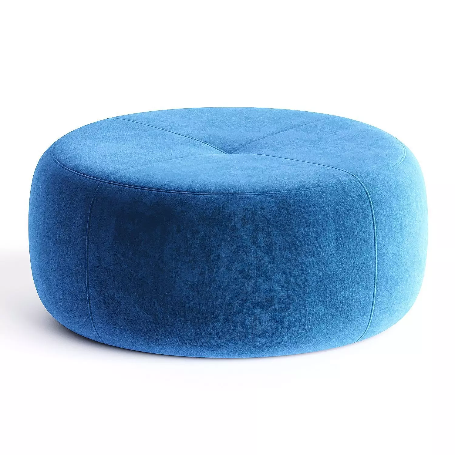 stone medium pouf 3D model_1