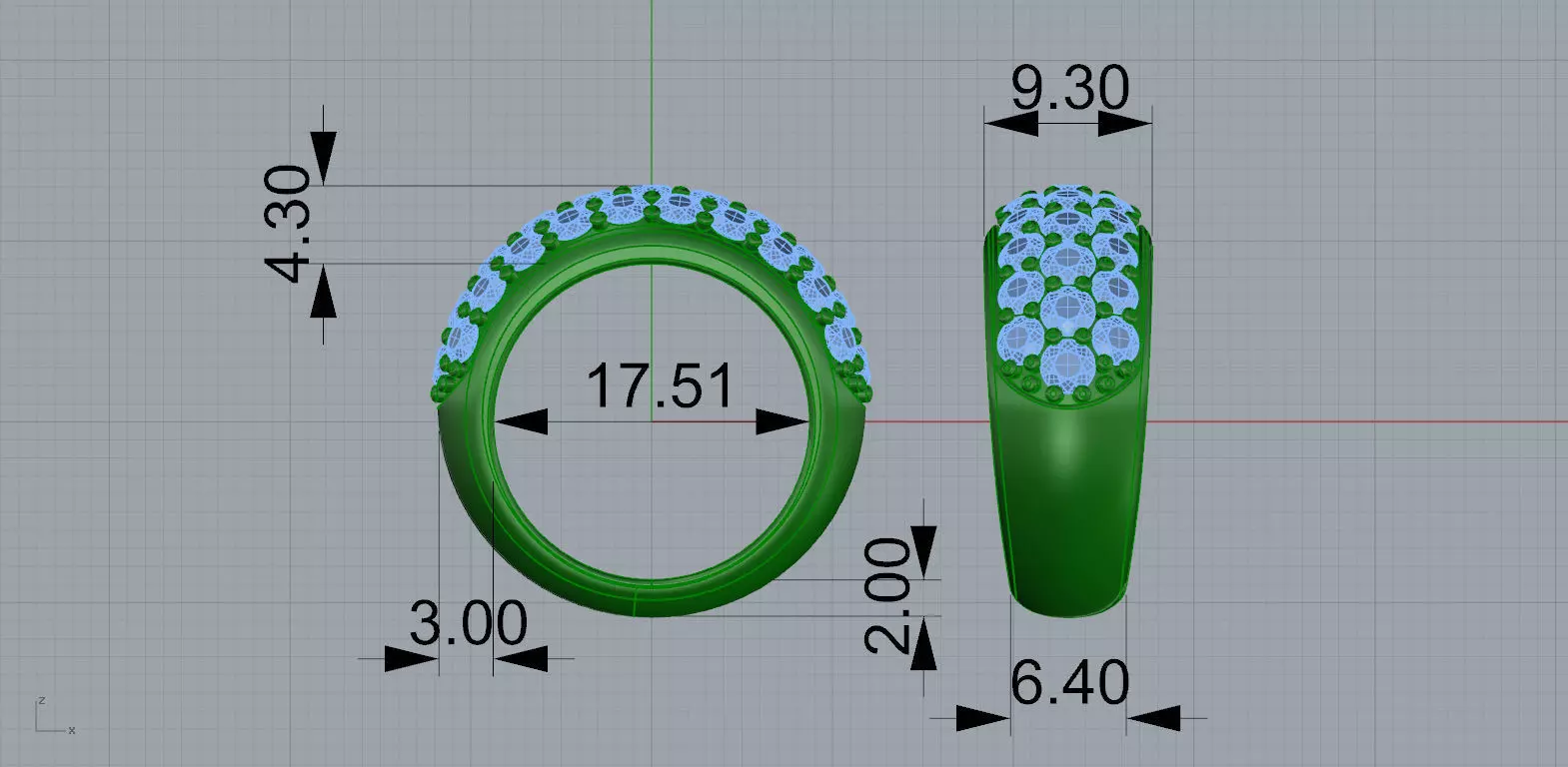 Gold N1531 3D print model_6