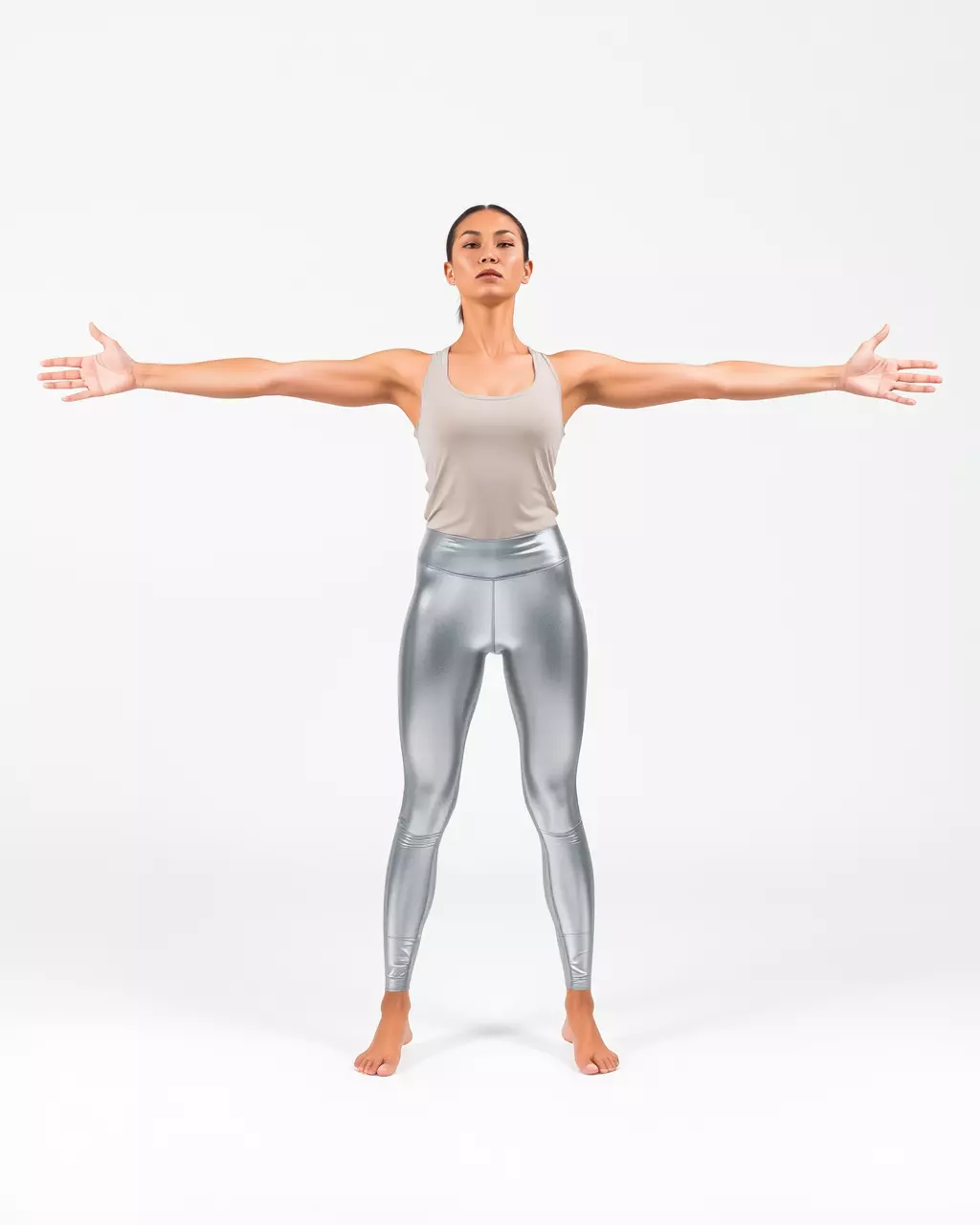 Silver Athletic Outfit model pack Low-poly 3D model_2