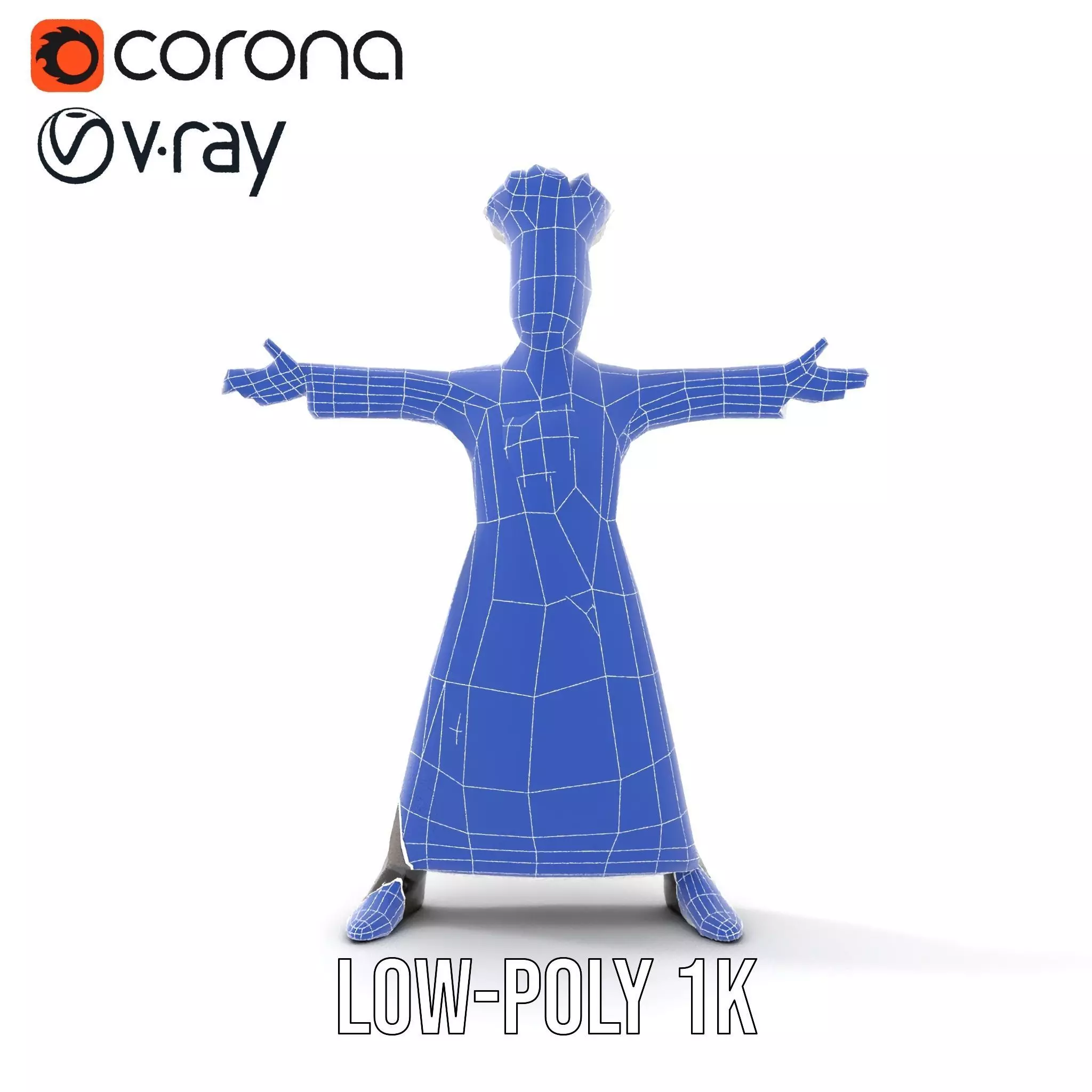 Young Chef Attire model pack Low-poly 3D model_25